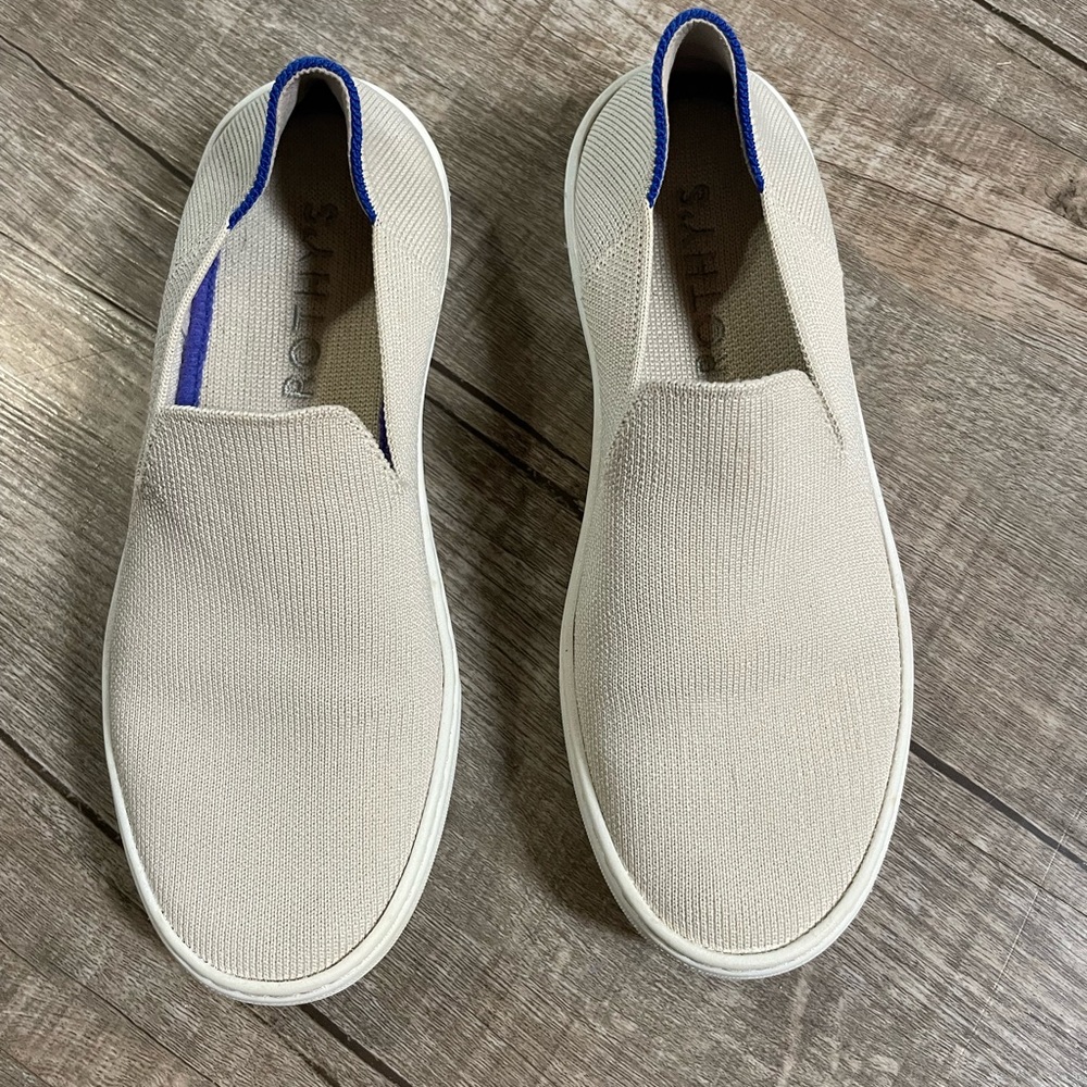 Rothy’s The Original Slip On Sneaker- Antique White - size 6